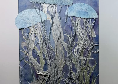 Jellyfish Art by Helene Pappas